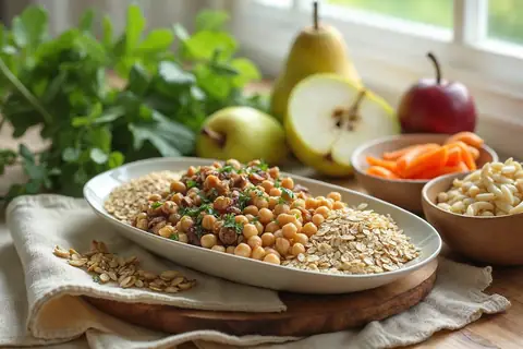 Fibres et perte de poids, lentilles et pois chiches au menu